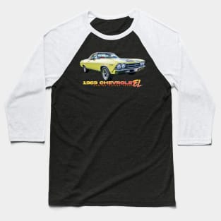 1969 Chevrolet El Camino Pickup Truck Baseball T-Shirt